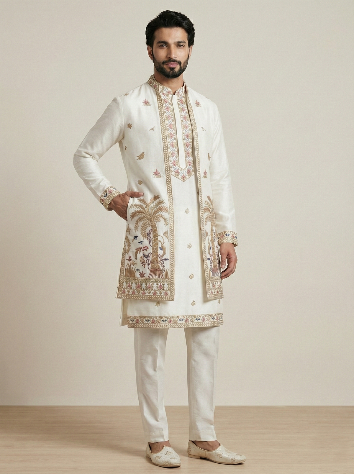 Off White Heritage Inspired Wedding Wear