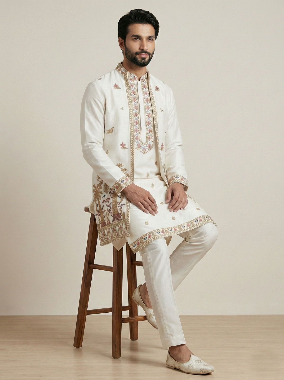 Off White Heritage Inspired Wedding Wear