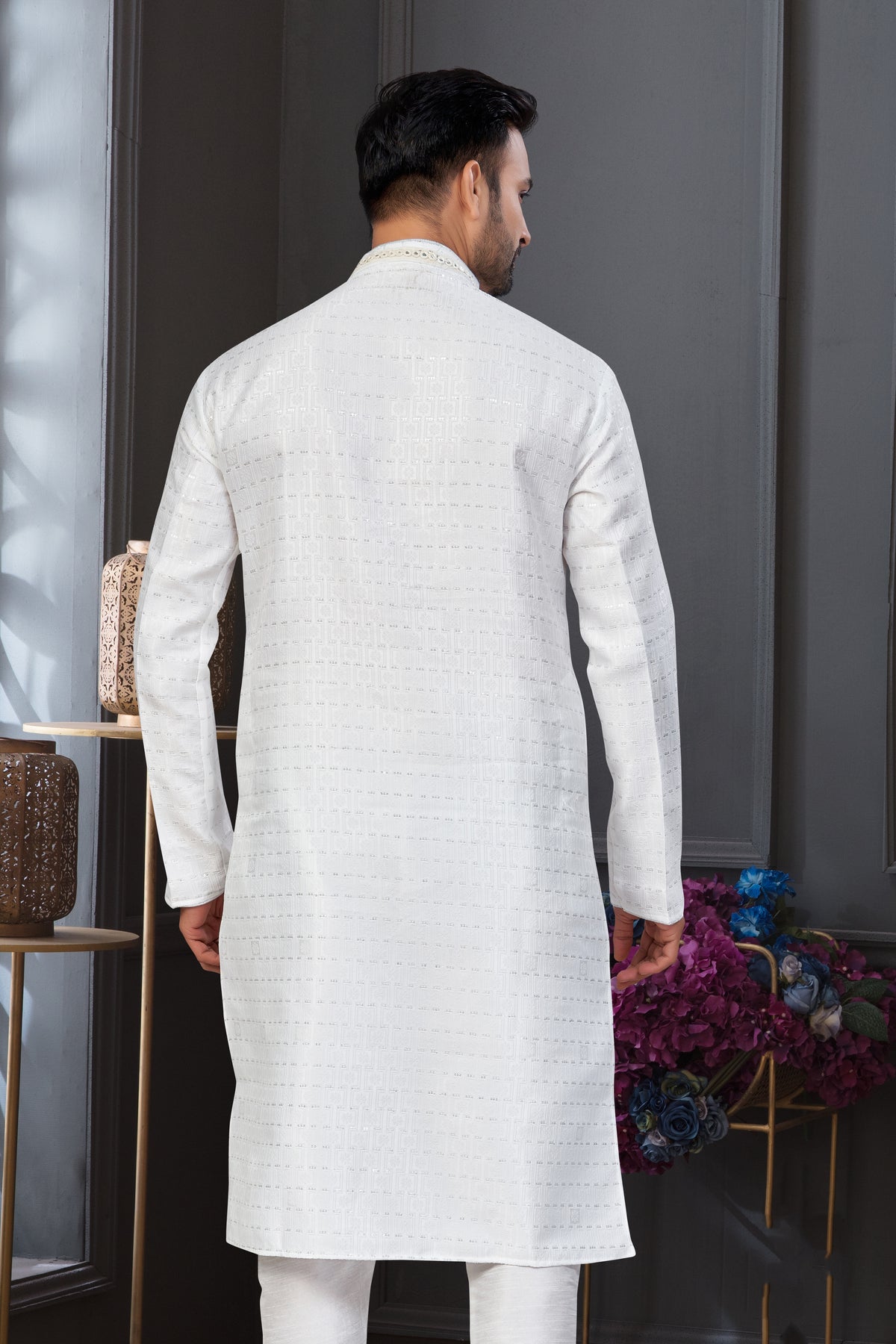 Premium White Traditional Kurta Pajama