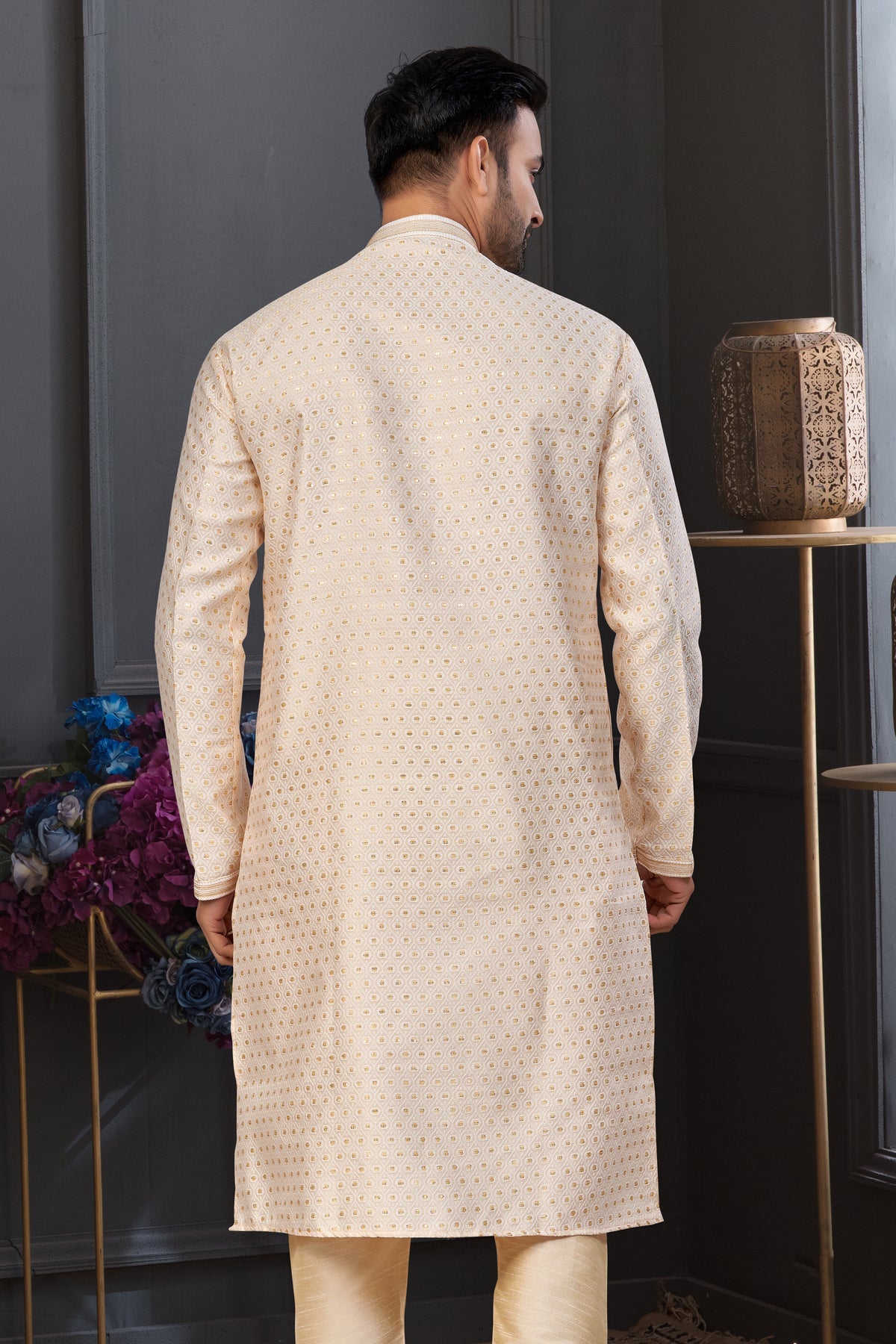 Premium Ivory Wedding Kurta Pajama