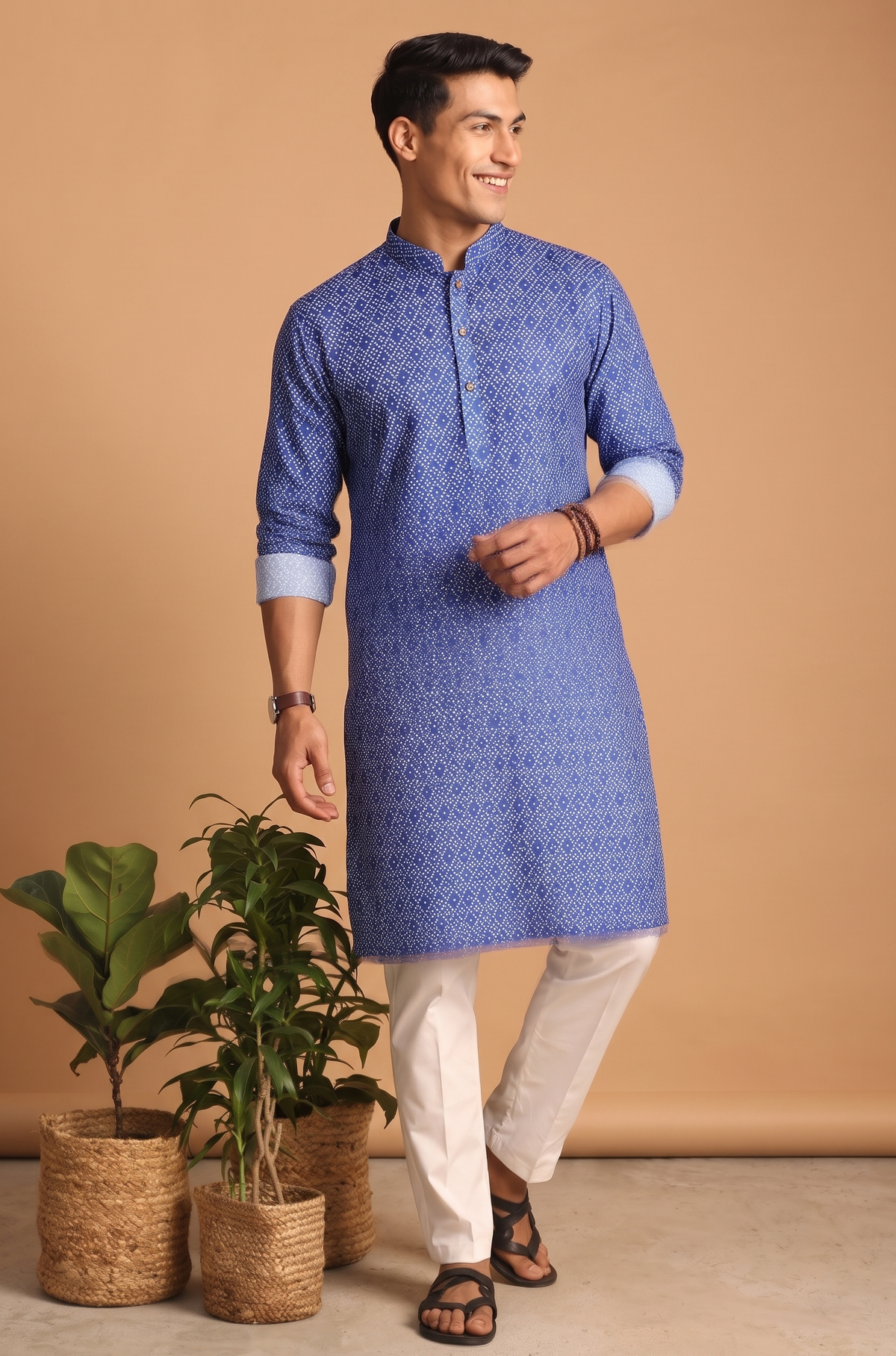 Classic Printed Cotton Ethnic Set