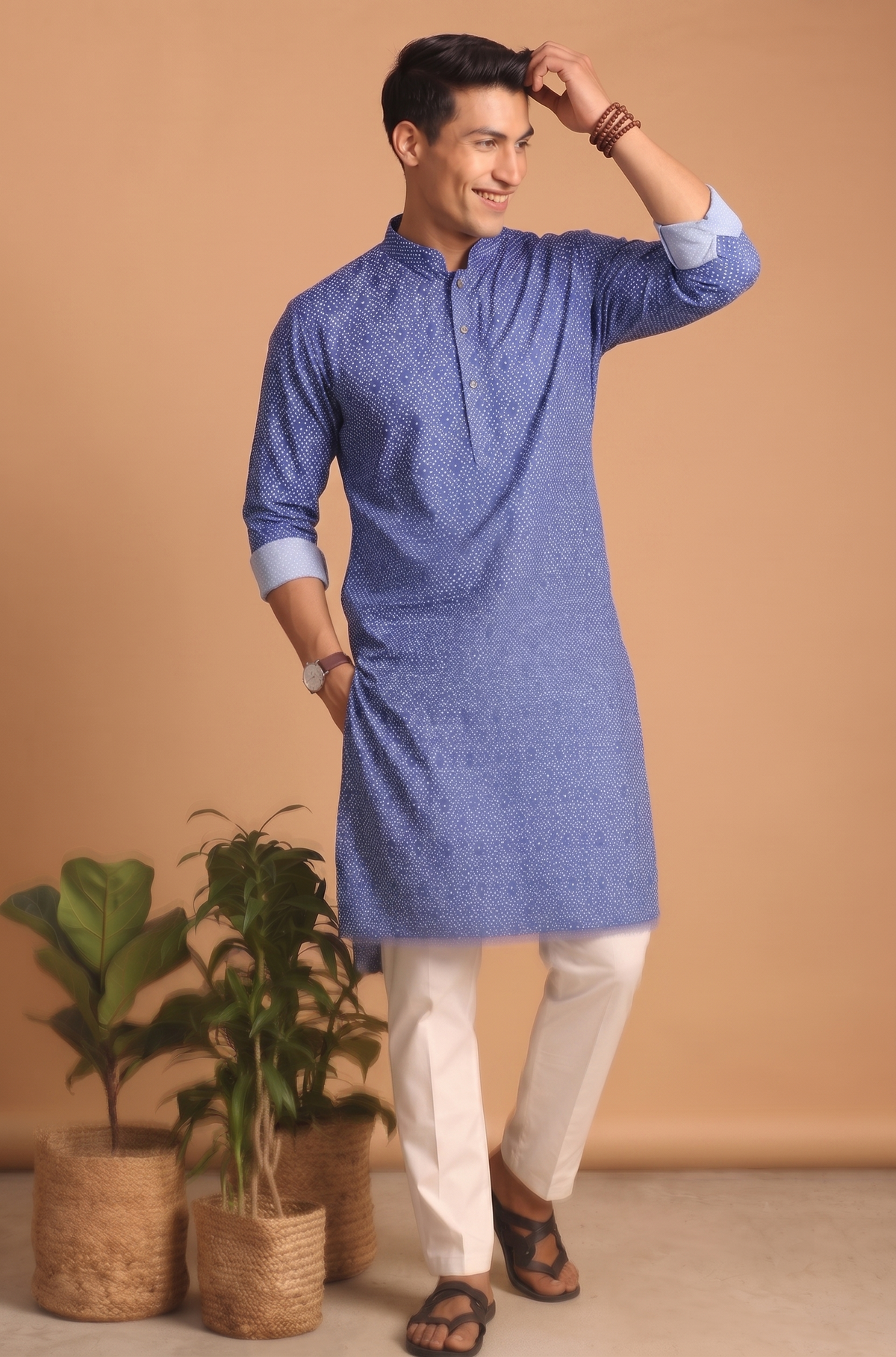 Classic Printed Cotton Ethnic Set
