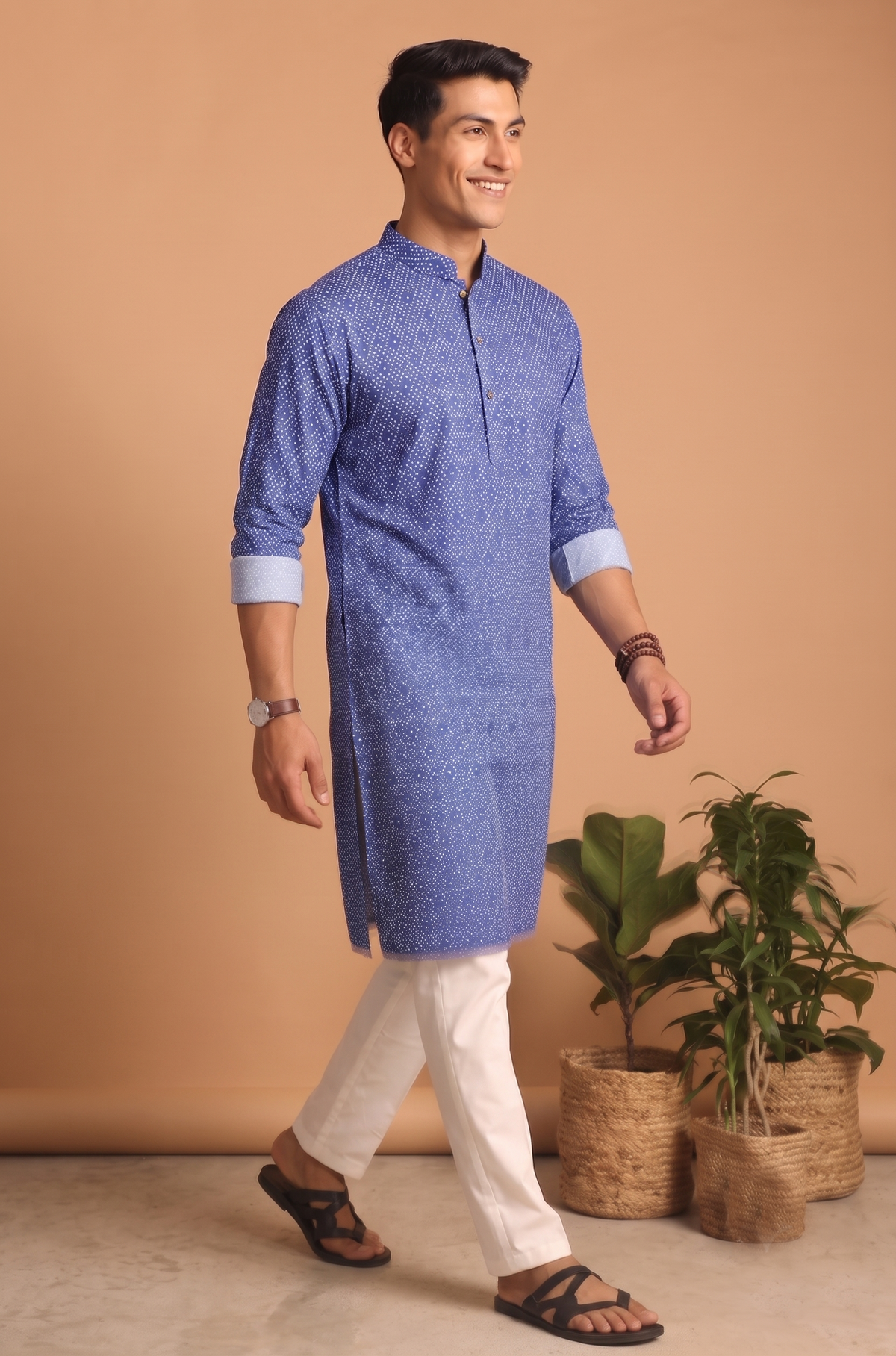 Classic Printed Cotton Ethnic Set
