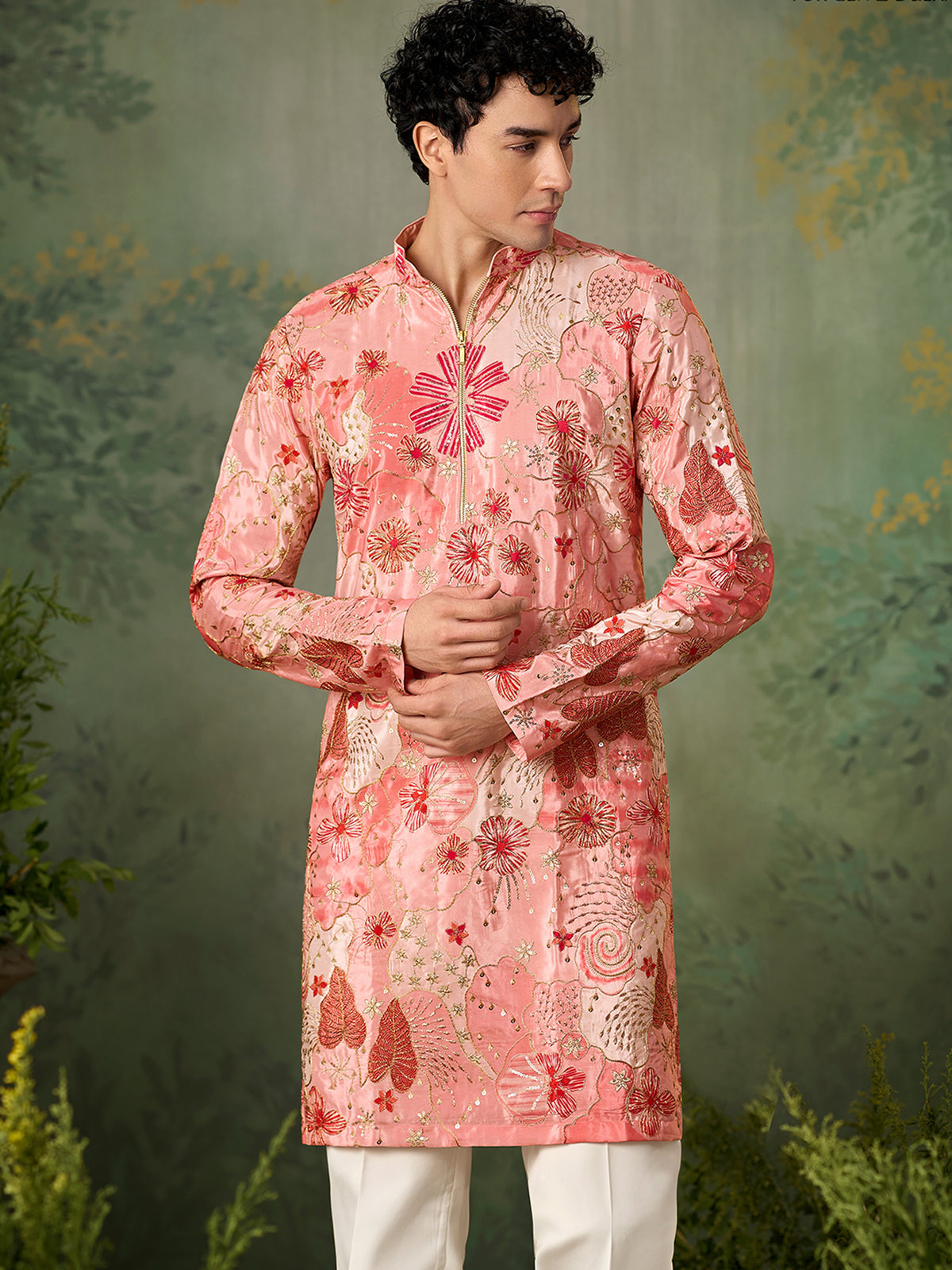 Multicolour Printed Kurta with Trouser