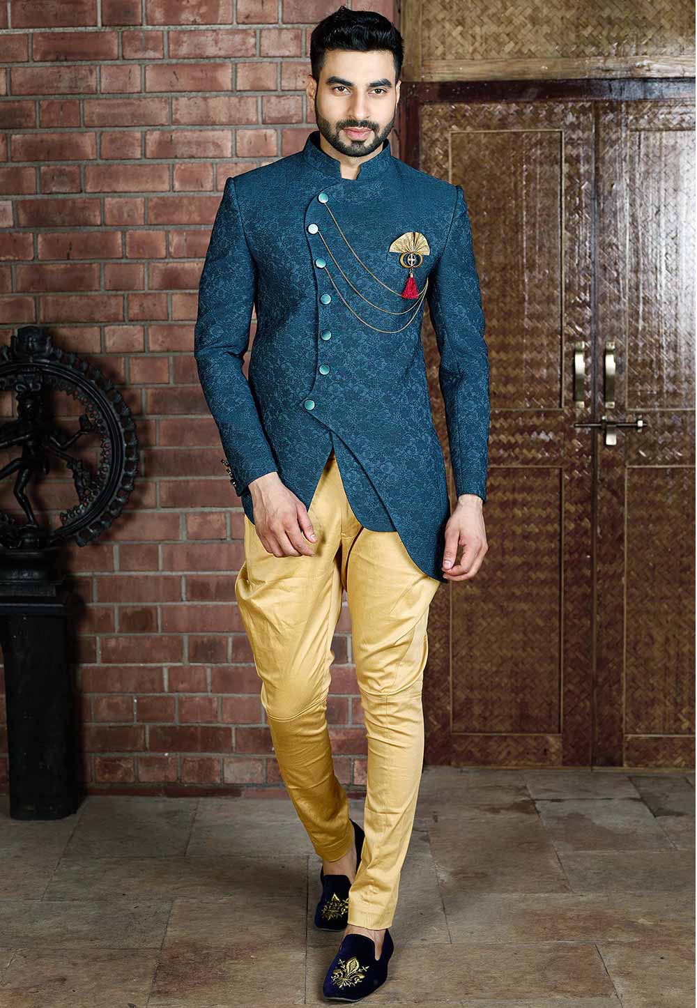 Green Colour Indian Designer Suit.