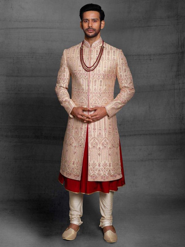 Indian Wedding Sherwani - Buy Traditional Indian Sherwani For Men ...