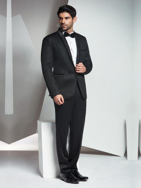 Best Wedding Suits for Men in Designer Black