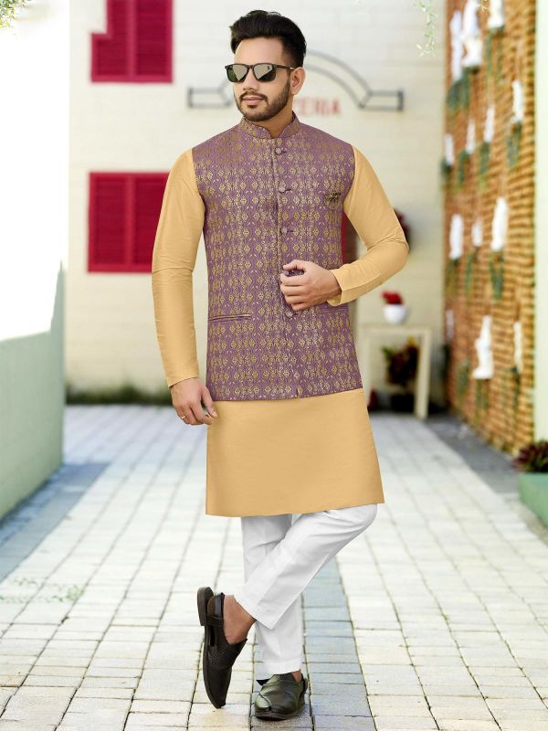 Men's Blue Color Nehru Jacket With Kurta Pant Set - Hilo Design in 2023 |  Kurta with pants, Nehru jackets, Pants set