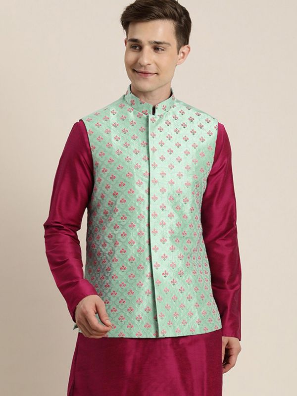 31 Best Nehru Jacket Colour Combination & Styles Men Should Try -  LooksGud.com | Nehru jackets, Indian men fashion, Combination fashion