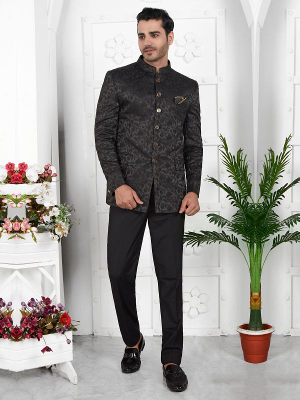 Buy Manyavar Kurta Jacket Set for Men, Full Sleeves Mandarin Collar Ethnic  Wear Jacket Set for Festival, Wedding, Party Blended Viscose (White, M) at  Amazon.in