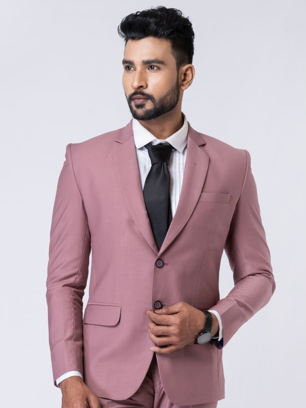 Mauve Pink Latest Mens Suit For Wedding