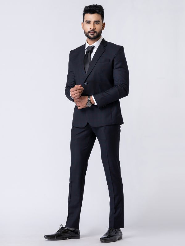 Black Latest Mens Suit Design For Wedding