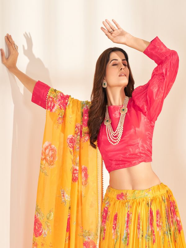 New Designer Haldi Ceremony Dress In Yellow Colour - Swift Shopy