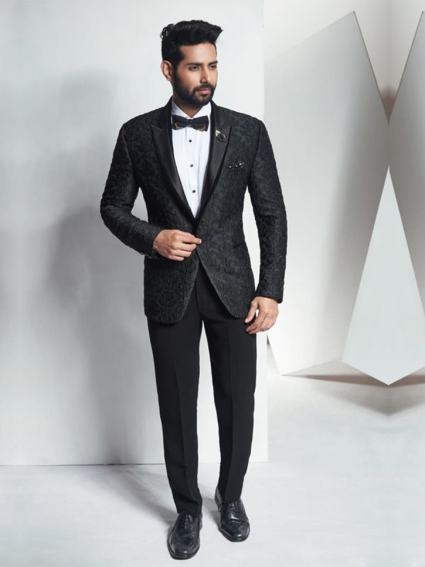 Best Wedding Suits for Men in Elegant Designer Black