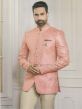 Pink Colour Imported Fabric Designer Groom Suit.