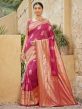 Pink,Red Colour BanarasI Silk Saree.