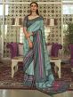 Turquoise Colour Silk Women Saree.