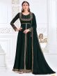 Green Colour Georgette Fabric Salwar Suit.