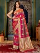 Red Colour Banarasi Silk Designer Saree.