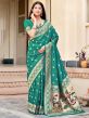 Banarasi Silk Saree Green Colour.