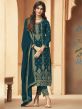 Rama Green Colour Georgette Salwar Suit.