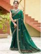 Rama Green Colour Georgette Saree.