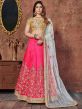 Pink Colour Silk Fabric Designer Lehenga Choli.