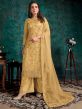 Yellow Colour Designer Palazzo Salwar Suit.