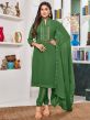 Green Colour Salwar Kameez in Georgette Fabric.