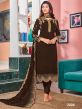 Black Colour Party Wear Salwar Suit in Georgette Fabric.