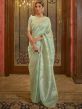 Green Colour Silk Women Saree.