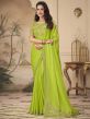 Green Colour Silk Designer Saree.