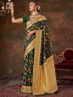 Green Silk Saree With Thread Woven Patterns 