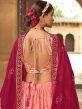 Pink Shaded Silk Lehenga Choli With Dupatta