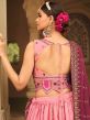 Pink Silk Lehenga With Heavy Choli