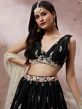 Black Designer Lehenga With Heavy Embroidery