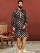 Black Colour Party Wear Kurta Pajama.