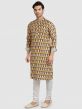 Mustard Yellow Colour Cotton Kurta Pajama.