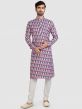 Pink Colour Cotton Fabric Printed Kurta Pajama.