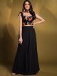 Black Party Wear Lehenga With Embellished Choli