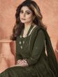 Shamita Shetty Green Embroidered Sharara Salwar Suit