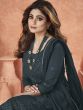 Shamita Shetty Grey Thread Embroidered Sharara Suit