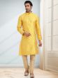 Yellow Festive Kurta Pajama For Men