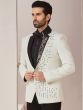 White Hand Work Mens Tuxedo Suit