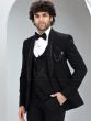 Black Wedding Italian Mens Tuxedo