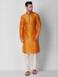 Yellow Readymade Kurta Pyjama Set