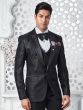 Black Beads Enhanced Mens Tuxedo Set