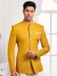 Yellow Jodhpuri Suit For Mens In Heavy Embroidery