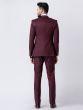 Maroon Cocktail Wear Mens Suit