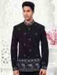 Black Bandhgala Mens Jodhpuri Suit